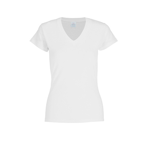 PLAYERA YAZ DAMA CUELLO V - Artículos Promocionales MAS RECIO